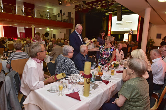 Gratulation Ehrenmeisterfeier Stadthalle Limbach-Oberfrohna