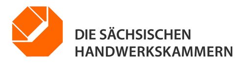 Das Bild zeigt das Logo der Arbeitsgemeinschaft der drei sächsischen Handwerkskammern Chemnitz, Dresden und zu Leipzig.