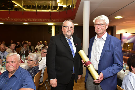 Gratulation Ehrenmeisterfeier Stadthalle Limbach-Oberfrohna