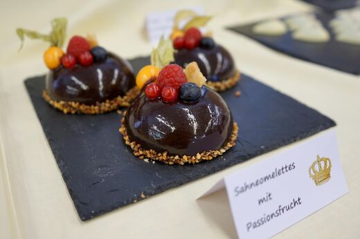 Schokotörtchen mit Frucht