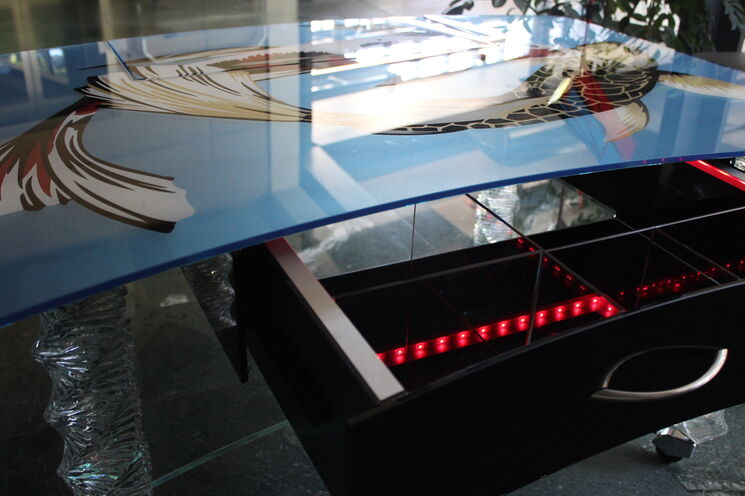 Tisch Koi Glasermeister HWK Chemnitz