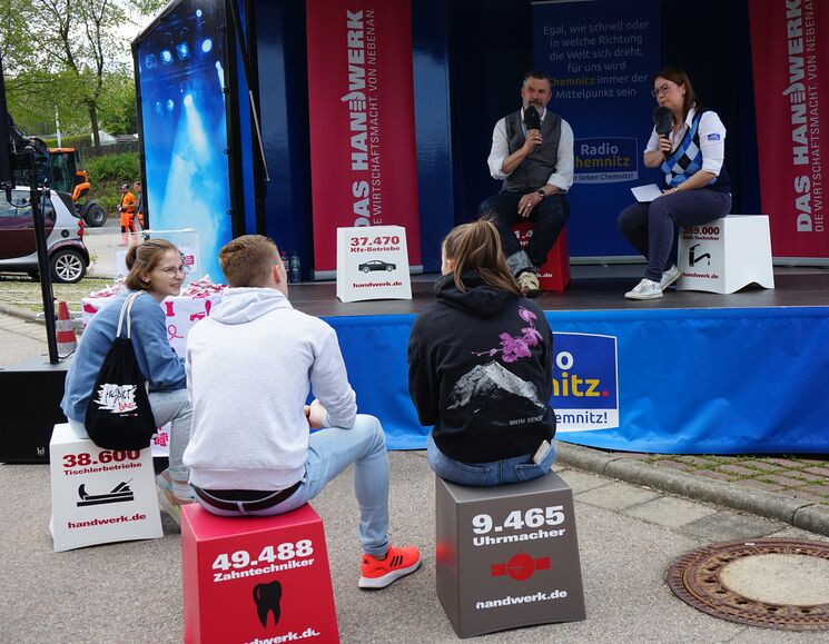 Bühne Malerbetrieb Raum + Schrift