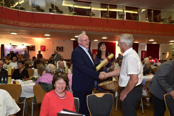 Gratulation Ehrenmeisterfeier Stadthalle Limbach-Oberfrohna