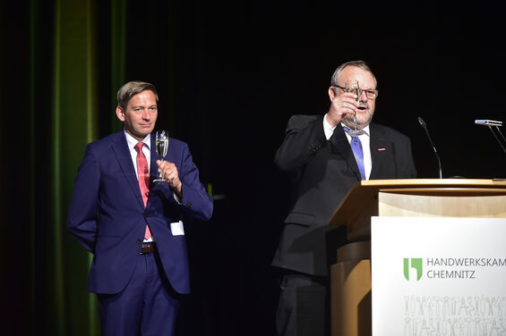 Prost Markus Winkleströter und Frank Wagner