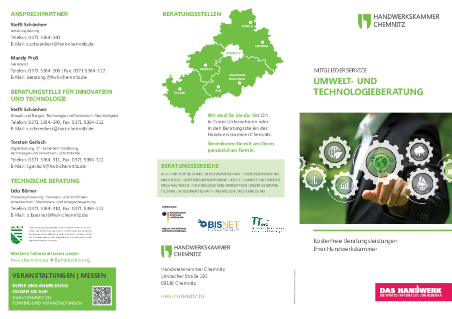 Flyer Umwelt- und Technologie