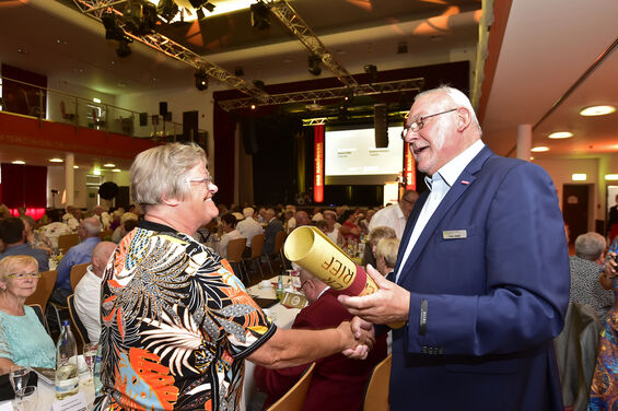 Gratulation Ehrenmeisterfeier Stadthalle Limbach-Oberfrohna