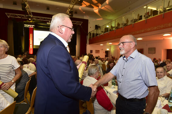 Gratulation Ehrenmeisterfeier Stadthalle Limbach-Oberfrohna