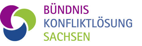 Logo vom Bündnis für Konfliklösung von Sachsen