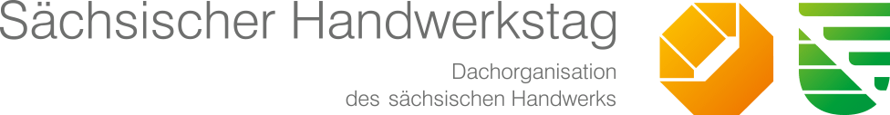 Logo Sächsischer Handwerkstag. Das ist die Dachorganisation vom sächsischen Handwerk.