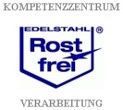 Das Bild zeigt Logo, welches den Fachbereich als Kompetenzzentrum Edelstahl ausweist.