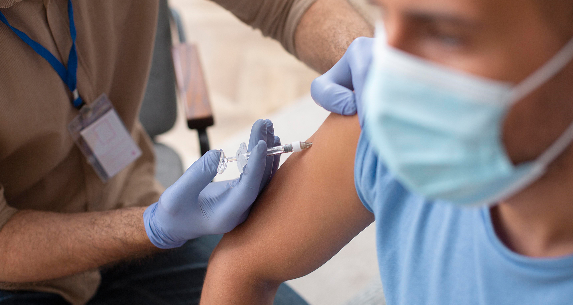 Impfung im Arm